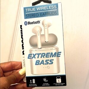 Bluetooth True Wireless Stereo Earbuds - White